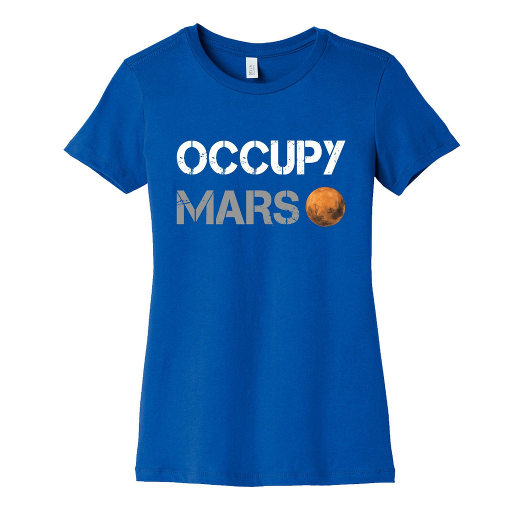 Occupy Mars Womens Cotton Tee Unisex