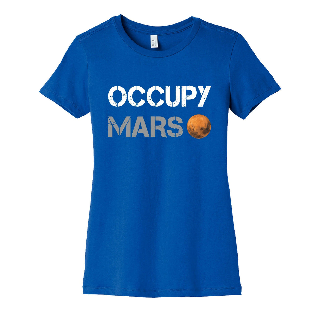 Occupy Mars Womens Cotton Tee Unisex
