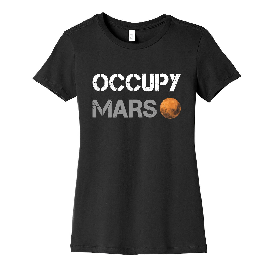 Occupy Mars Womens Cotton Tee Unisex