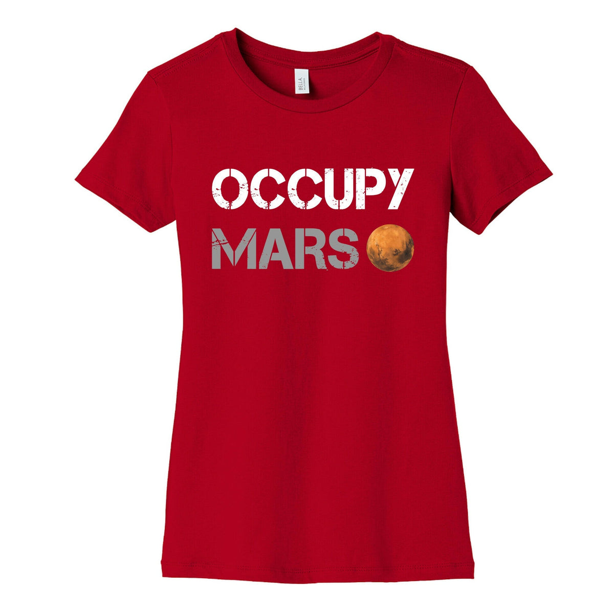 Occupy Mars Womens Cotton Tee Unisex