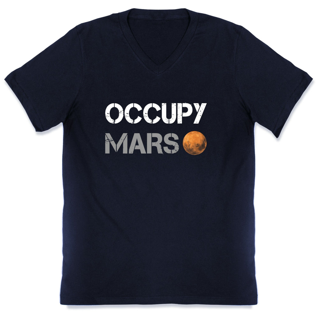 Occupy Mars V-Neck Unisex