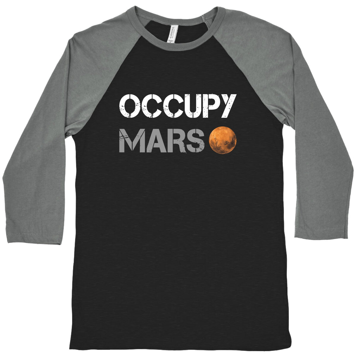 Occupy Mars Baseball Tee Unisex
