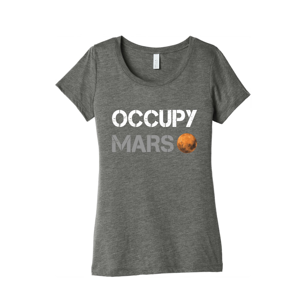 Occupy Mars Womens Triblend Tee Unisex