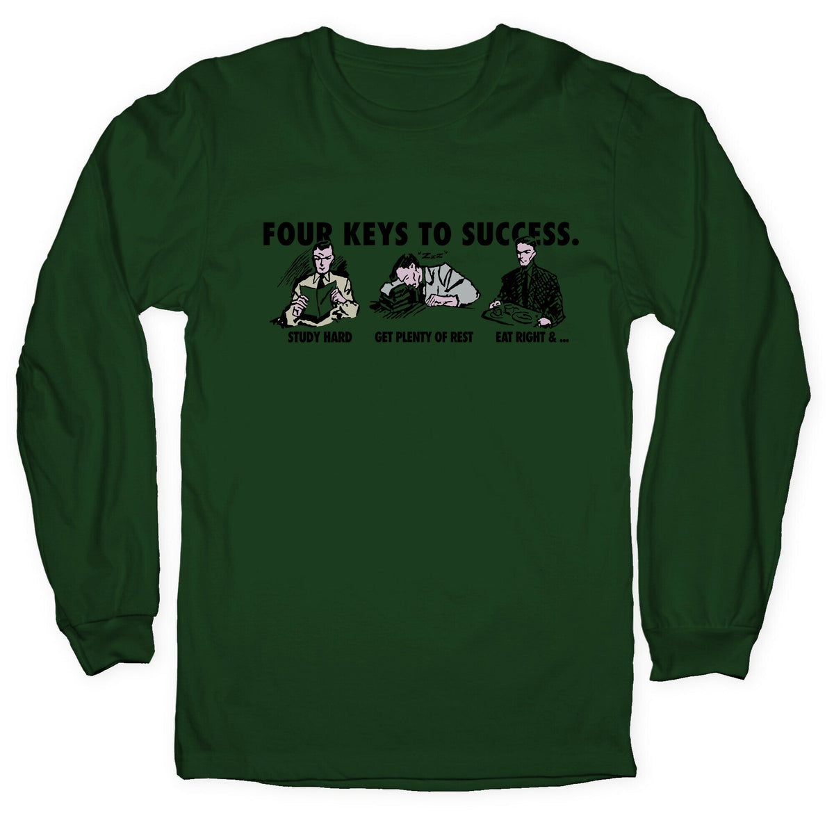 Four Keys to Success Longsleeve Tee Unisex