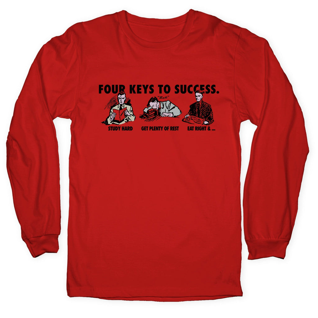 Four Keys to Success Longsleeve Tee Unisex