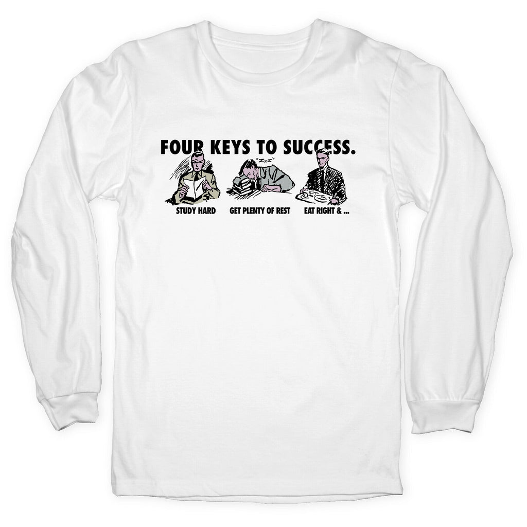 Four Keys to Success Longsleeve Tee Unisex