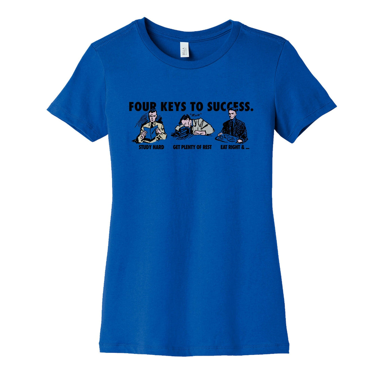 Four Keys to Success Womens Cotton Tee Unisex