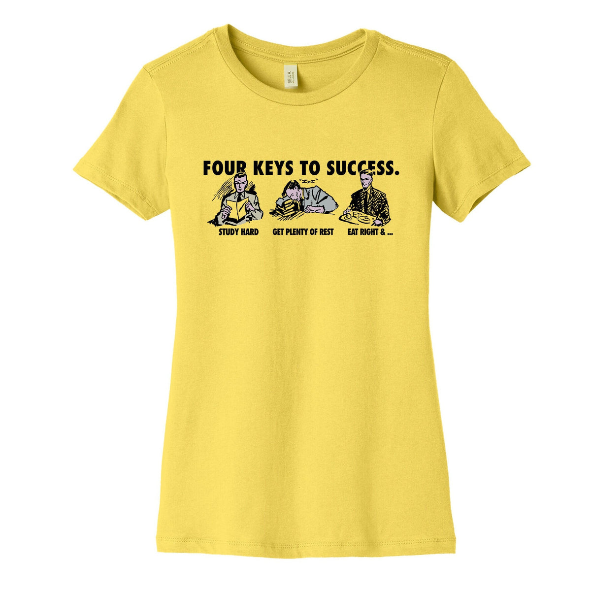 Four Keys to Success Womens Cotton Tee Unisex