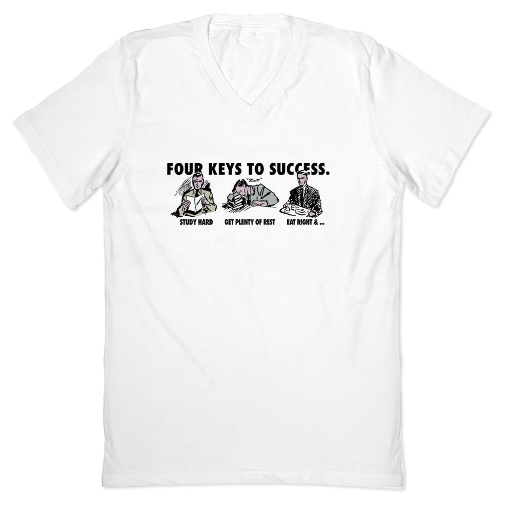 Four Keys to Success V-Neck Unisex