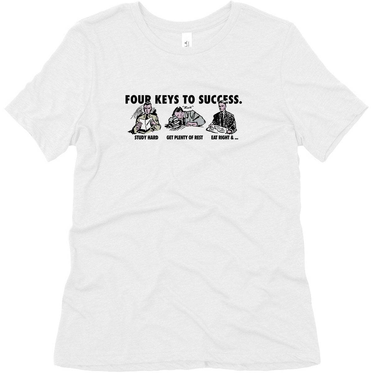 Four Keys to Success Womens Triblend Tee Unisex