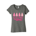 Ghost October Breast Cancer Awareness Womens Triblend Tee Unisex