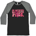 Pink Ribbon Breast Cancer Awareness Baseball Tee Unisex