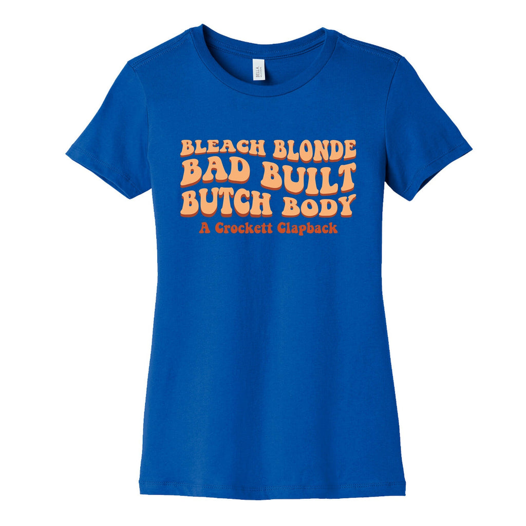 Jasmine Crockett Clapback Womens Cotton Tee Unisex