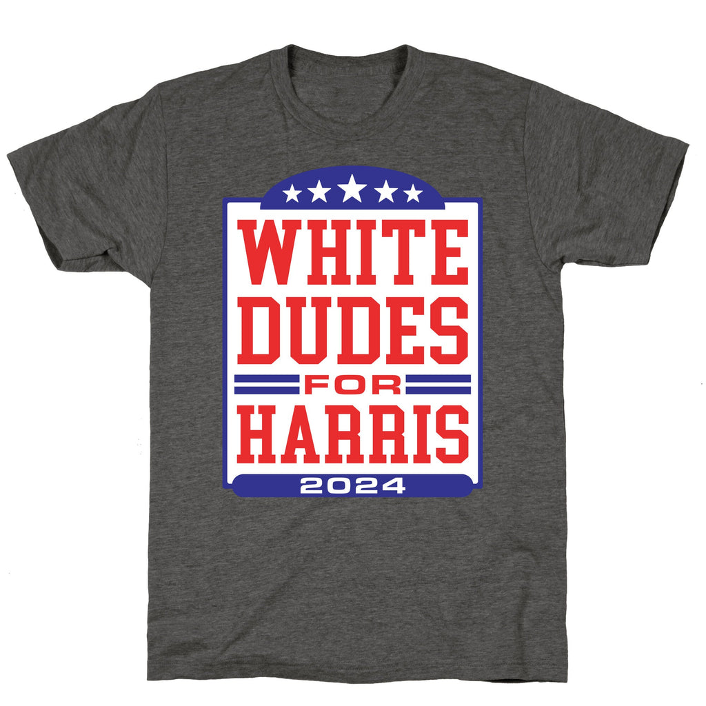 White Dudes for Harris 2024 Unisex Triblend Tee Unisex