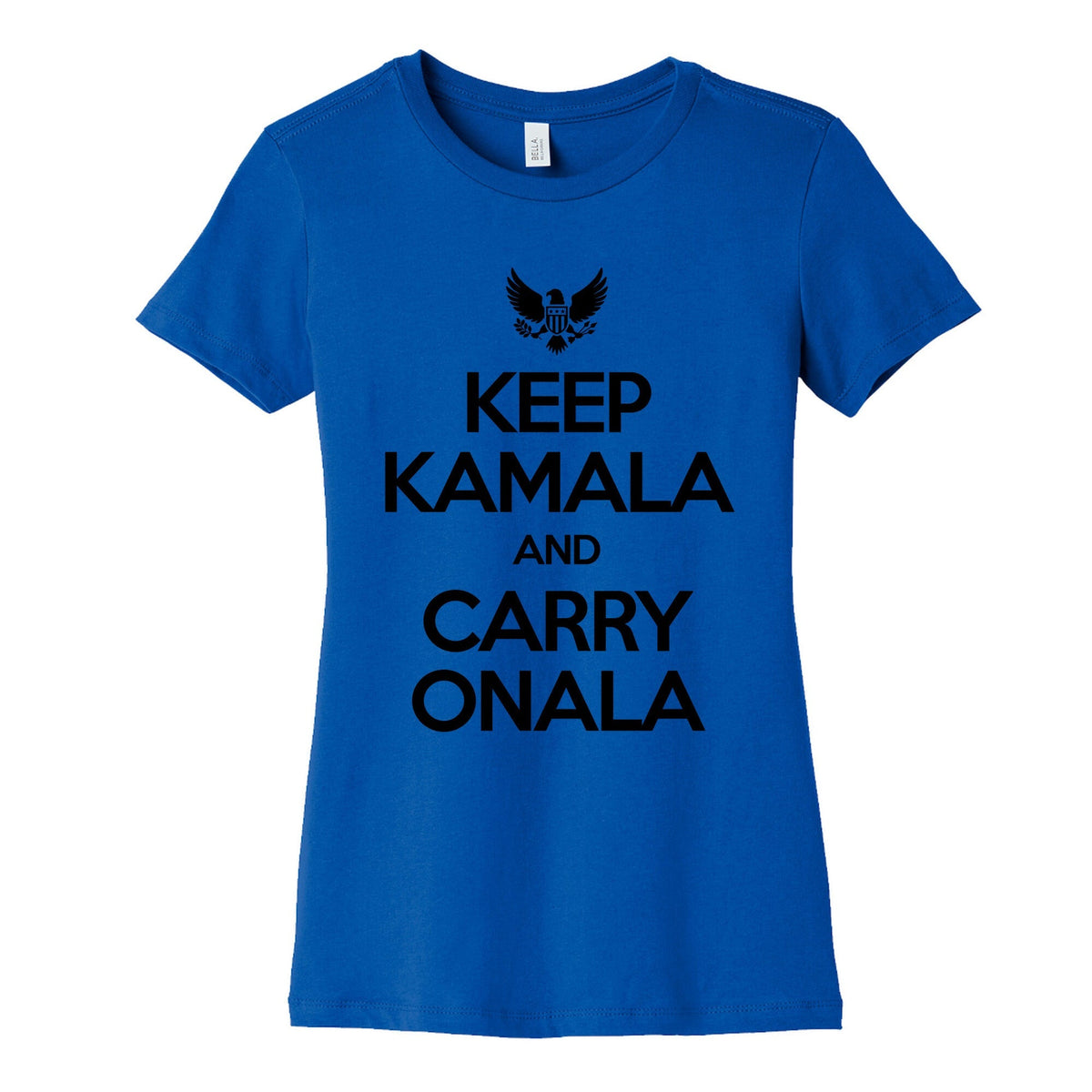 Keep Kamala and Carry Onala Womens Cotton Tee Unisex