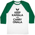Keep Kamala and Carry Onala Baseball Tee Unisex