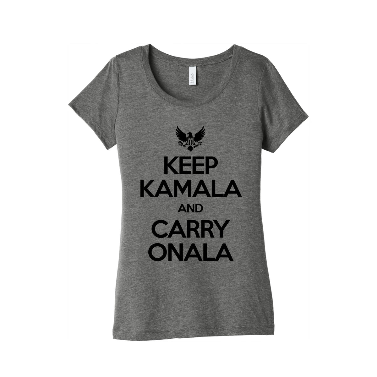 Keep Kamala and Carry Onala Womens Triblend Tee Unisex
