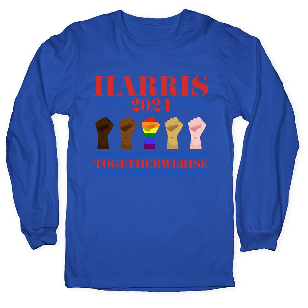 Together We Rise Harris 2024 Longsleeve Tee Unisex