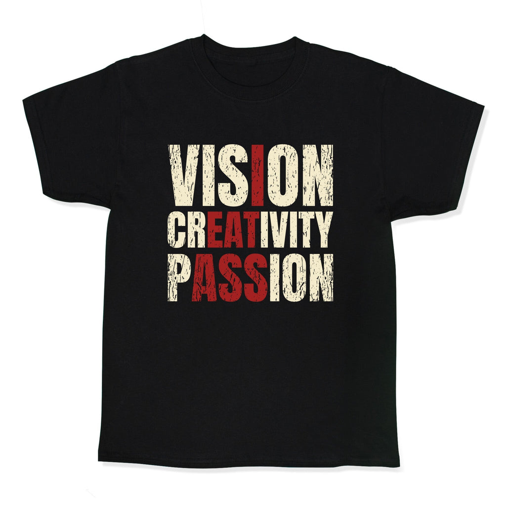 Vision Creativity Passion Kids Tee Unisex