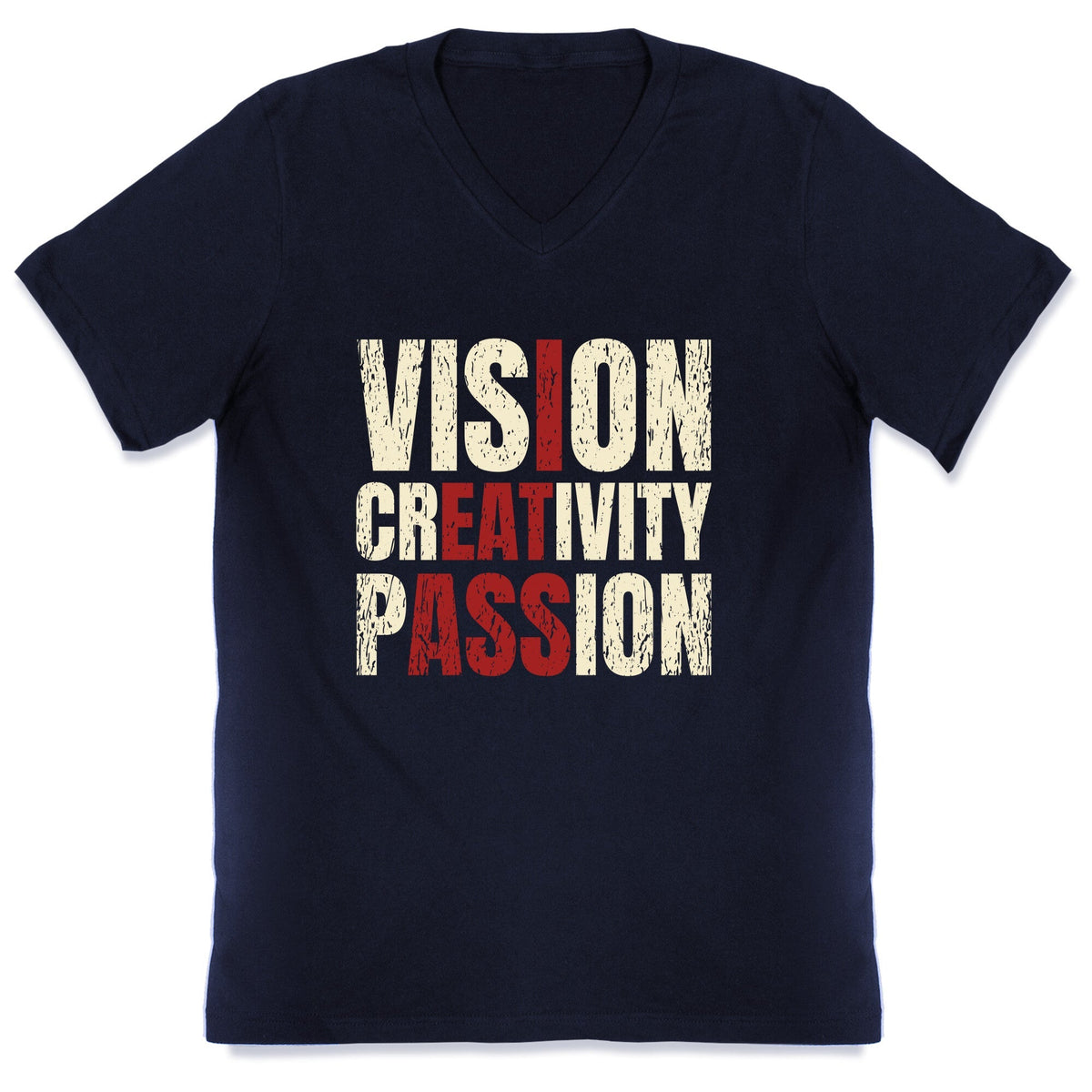 Vision Creativity Passion V-Neck Unisex