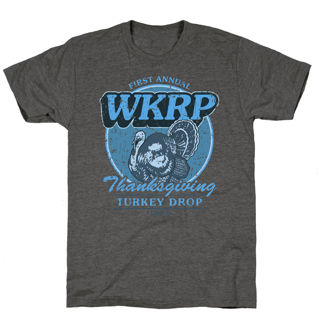 WKRP Turkey Drop Unisex Triblend Tee Unisex