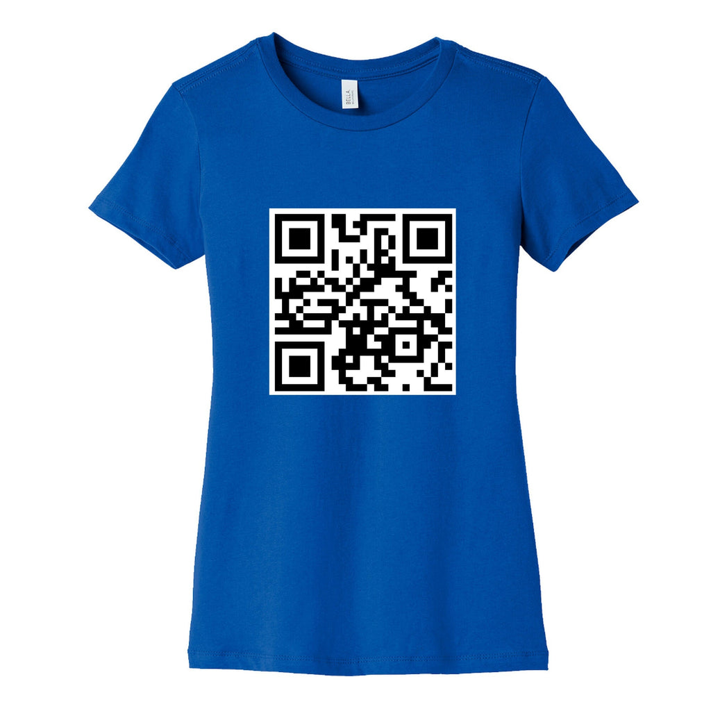 QR Code Womens Cotton Tee Unisex