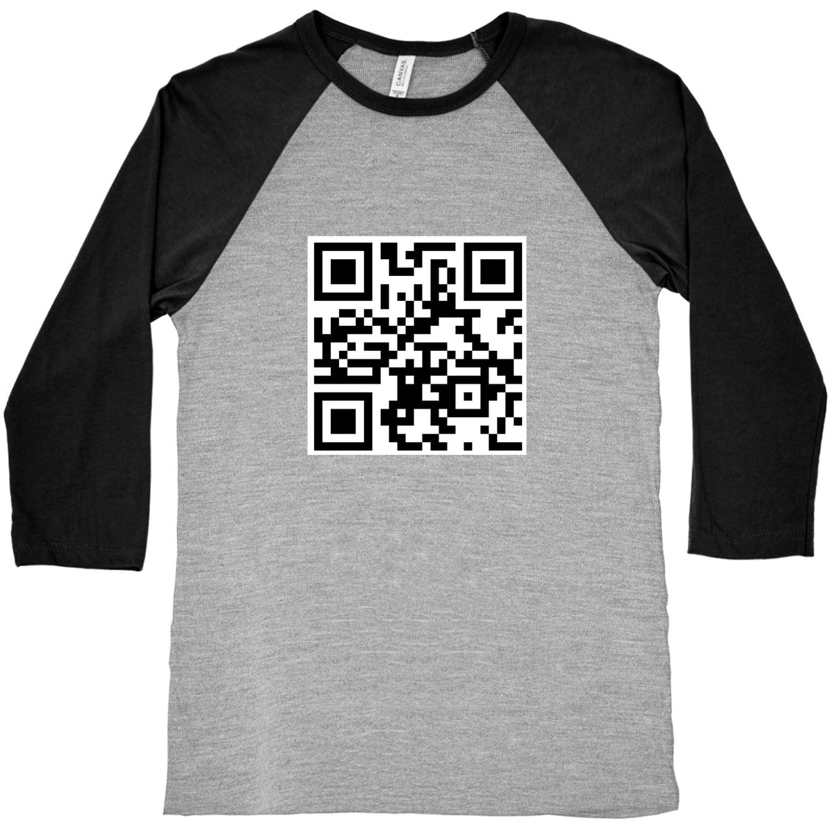 QR Code Baseball Tee Unisex