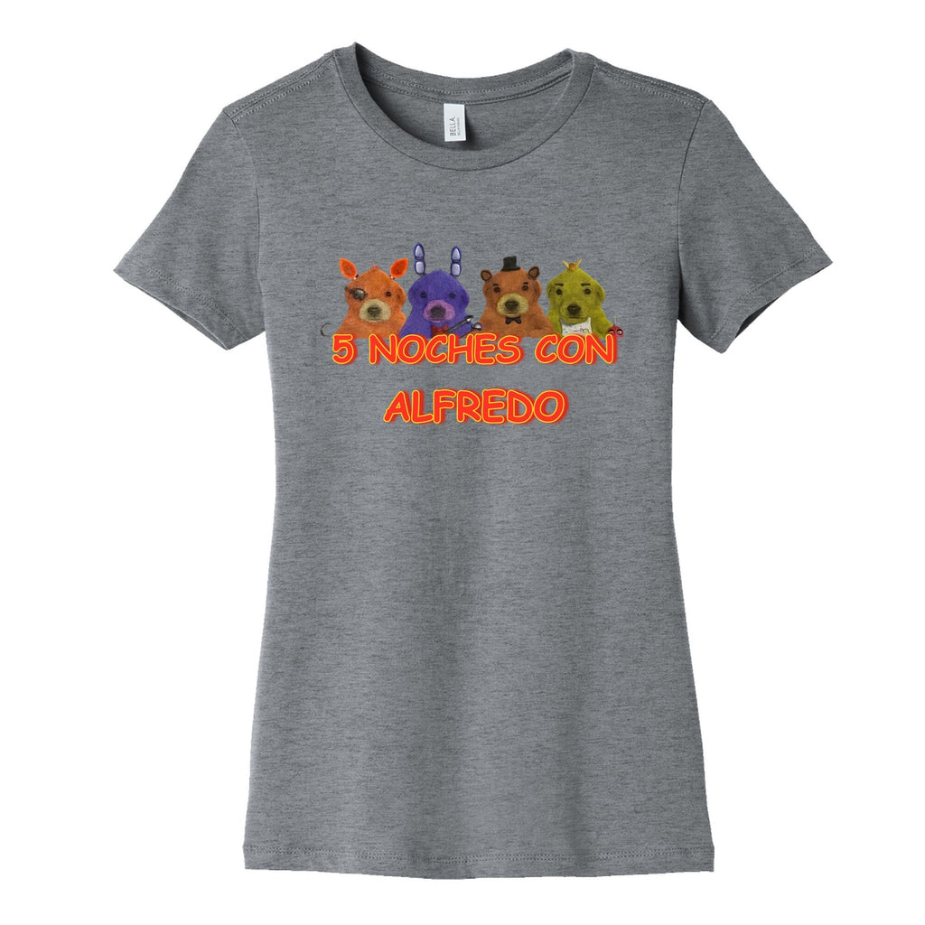 5 Noches Con Alfredo Womens Cotton Tee Unisex
