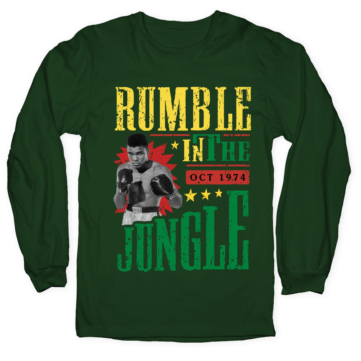 Rumble in the Jungle Longsleeve Tee Unisex