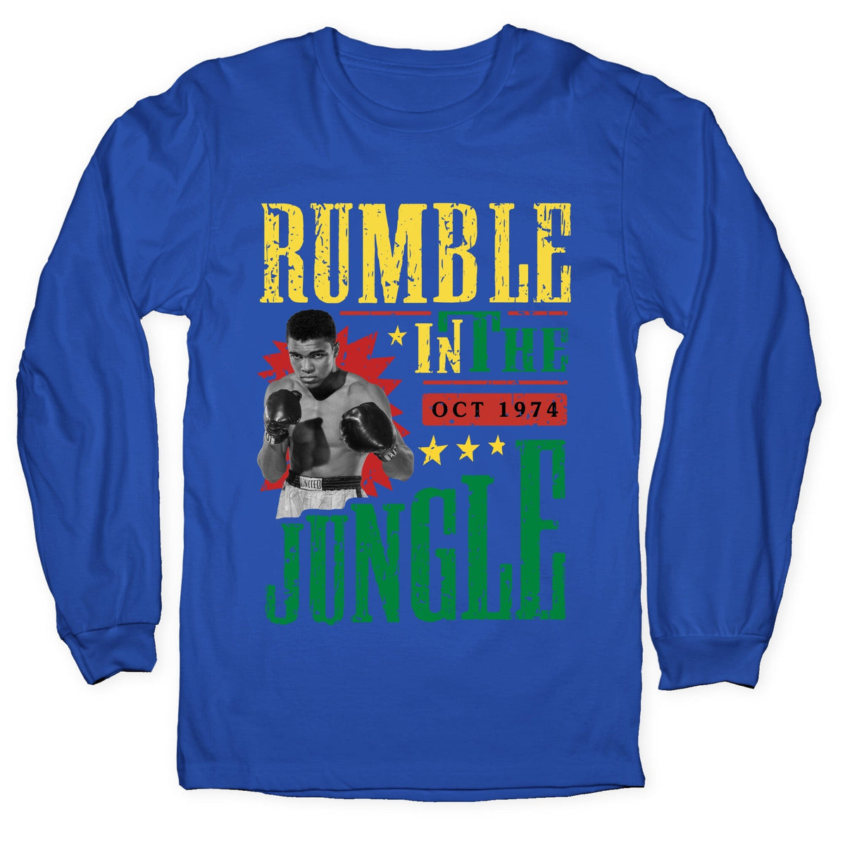 Rumble in the Jungle Longsleeve Tee Unisex