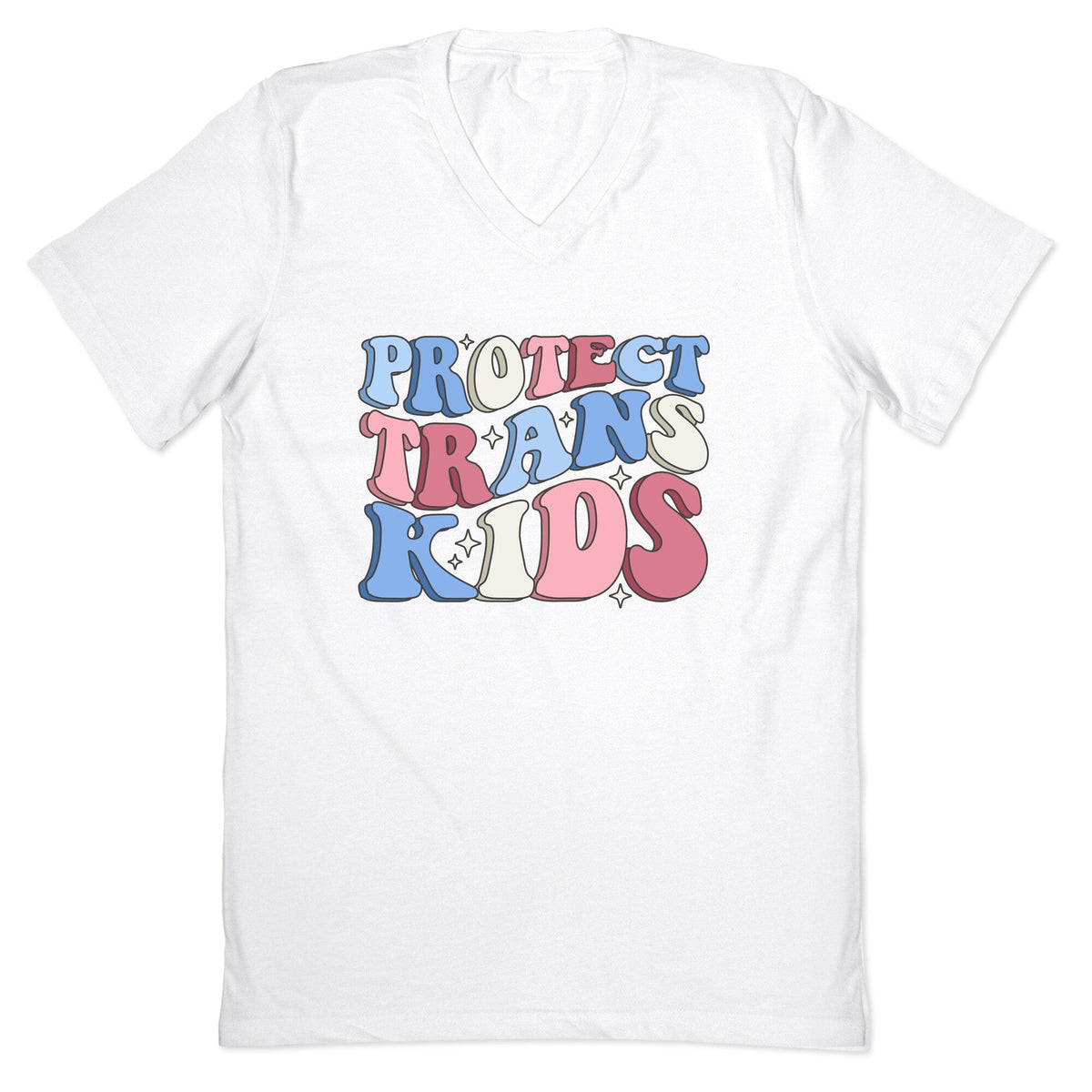 Protect Trans Kids V-Neck Unisex