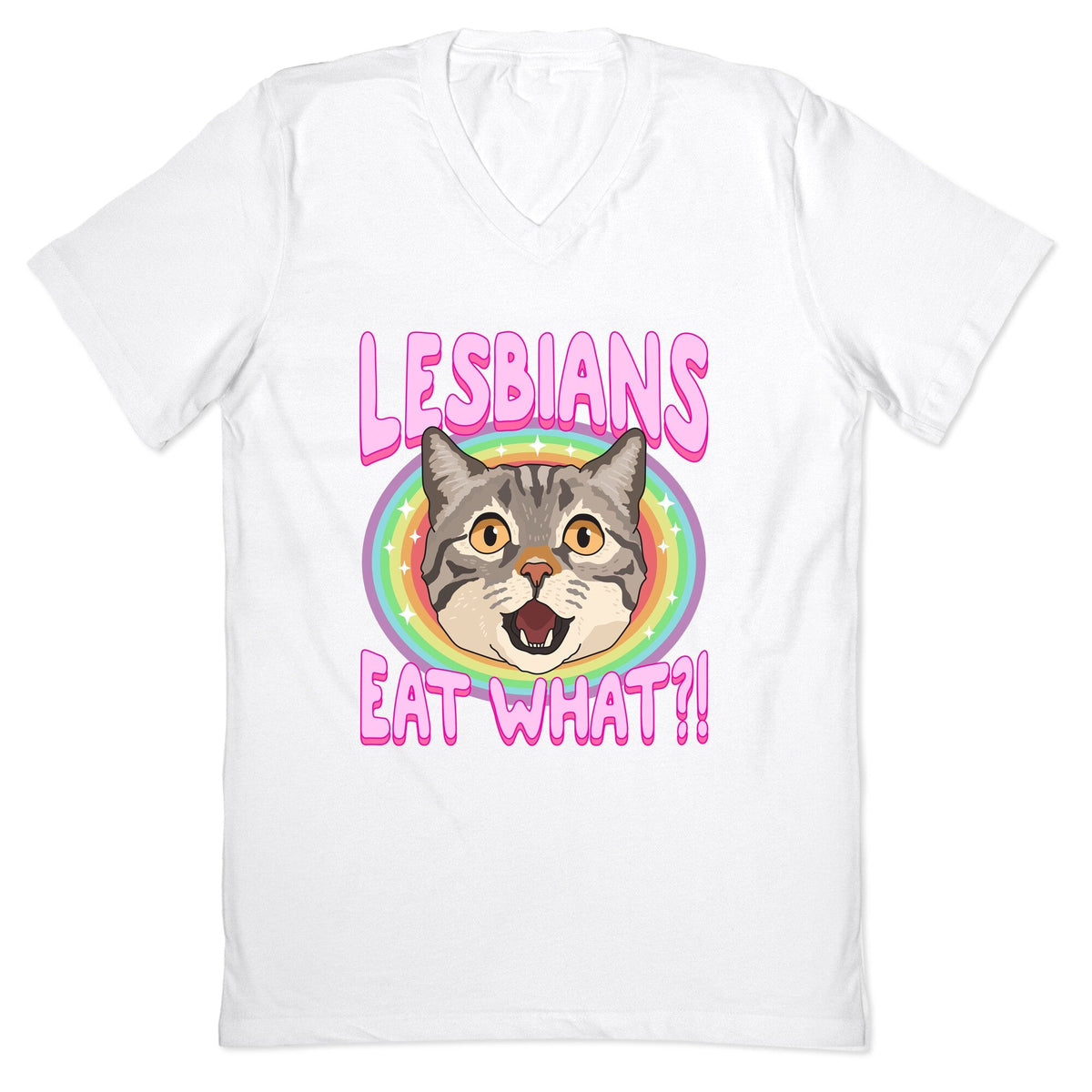 Lesbians Eat What V-Neck Unisex