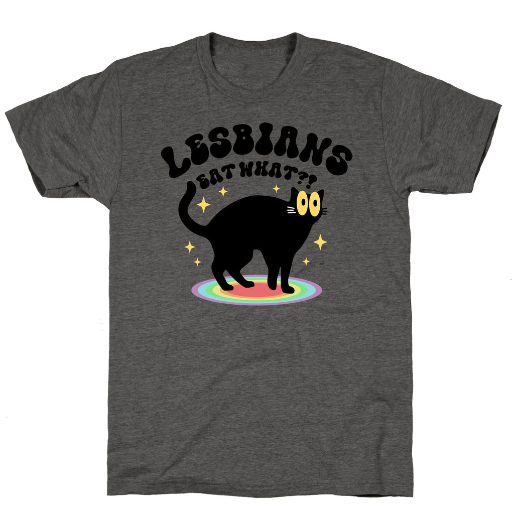 Lesbians Eat What Cat Unisex Triblend Tee Unisex