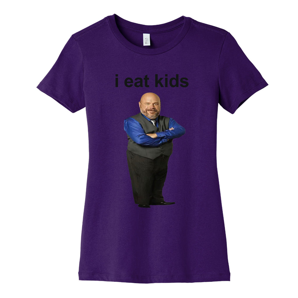 I Eat Kids Womens Cotton Tee Unisex