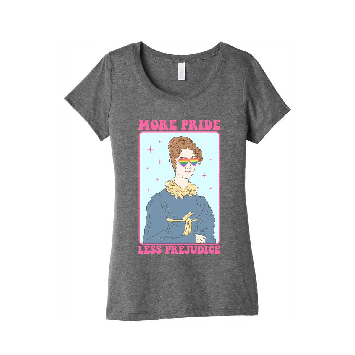 More Pride Less Prejudice Womens Triblend Tee Unisex