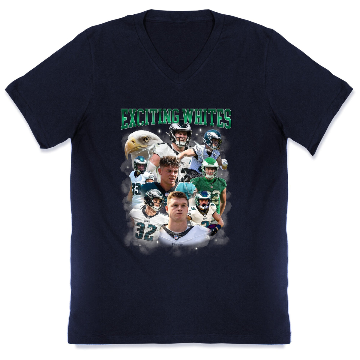 Exciting Whites V-Neck Unisex