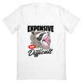 Expensive and Difficult Raccoon V-Neck Unisex