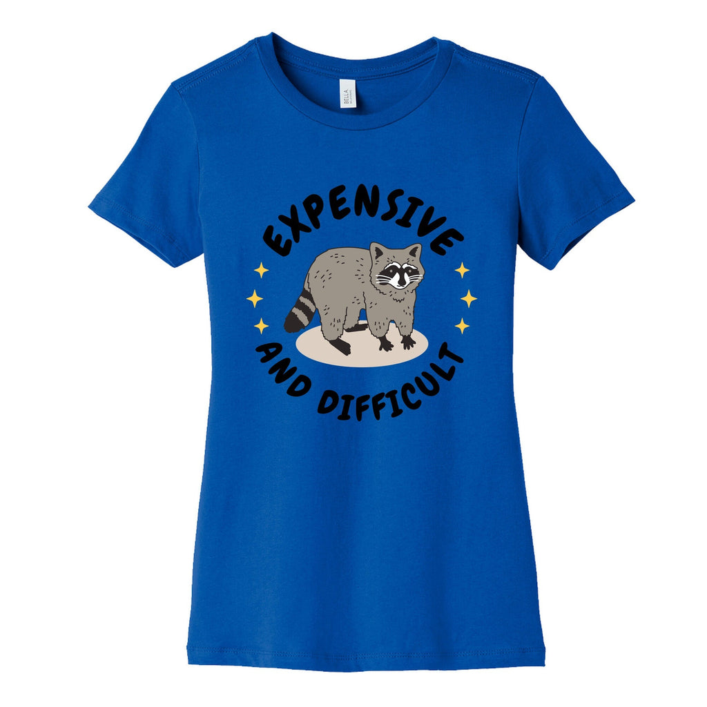 Expensive and Difficult Trash Animal Womens Cotton Tee Unisex