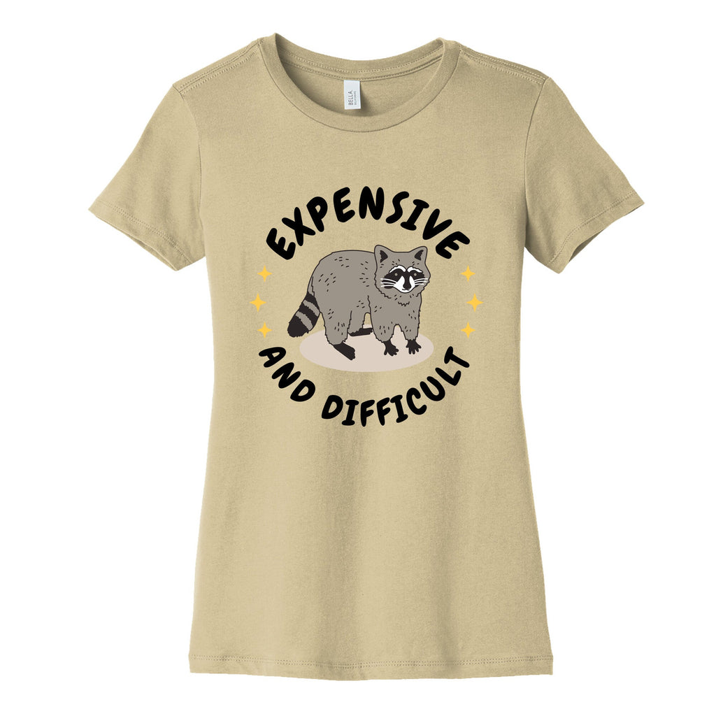 Expensive and Difficult Trash Animal Womens Cotton Tee Unisex