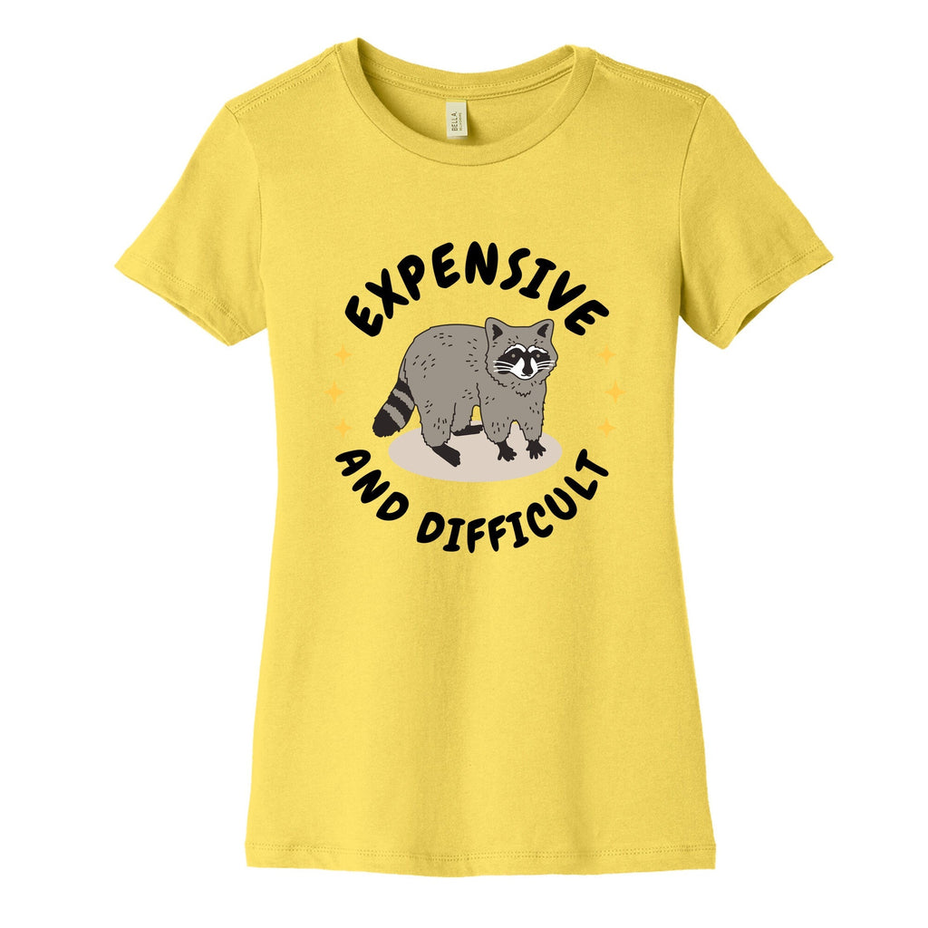 Expensive and Difficult Trash Animal Womens Cotton Tee Unisex