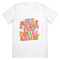 Merry & Bright and Equal Rights V-Neck Unisex