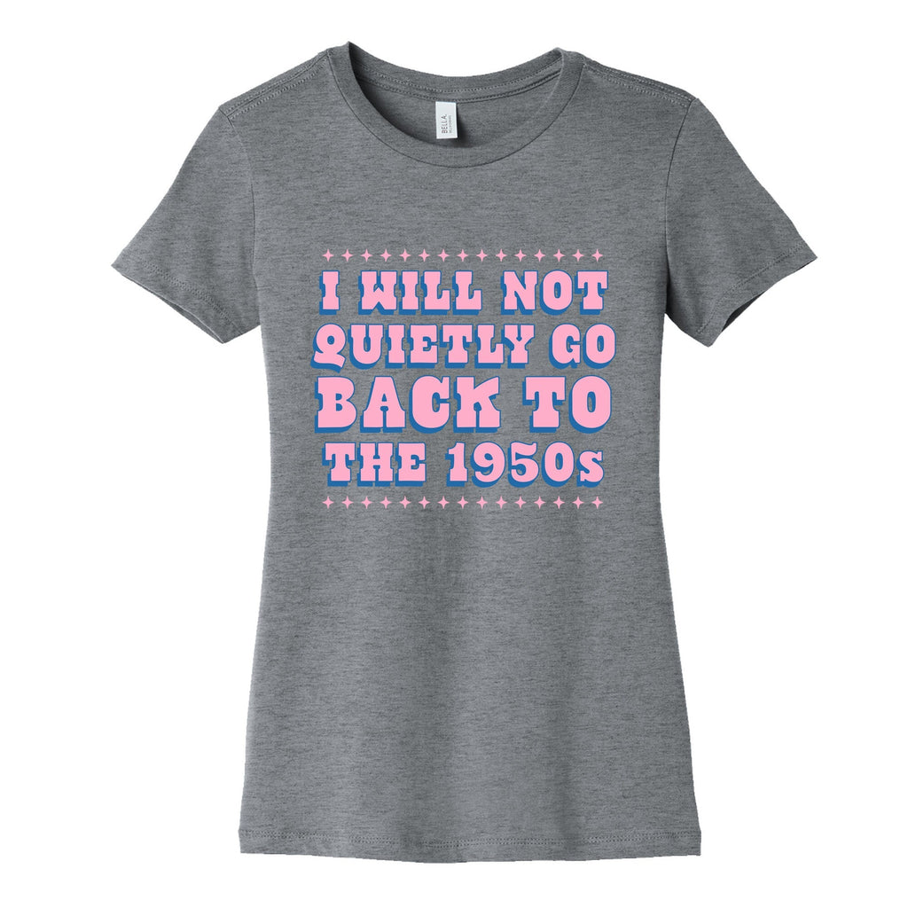 Back to the 1950s Womens Cotton Tee Unisex
