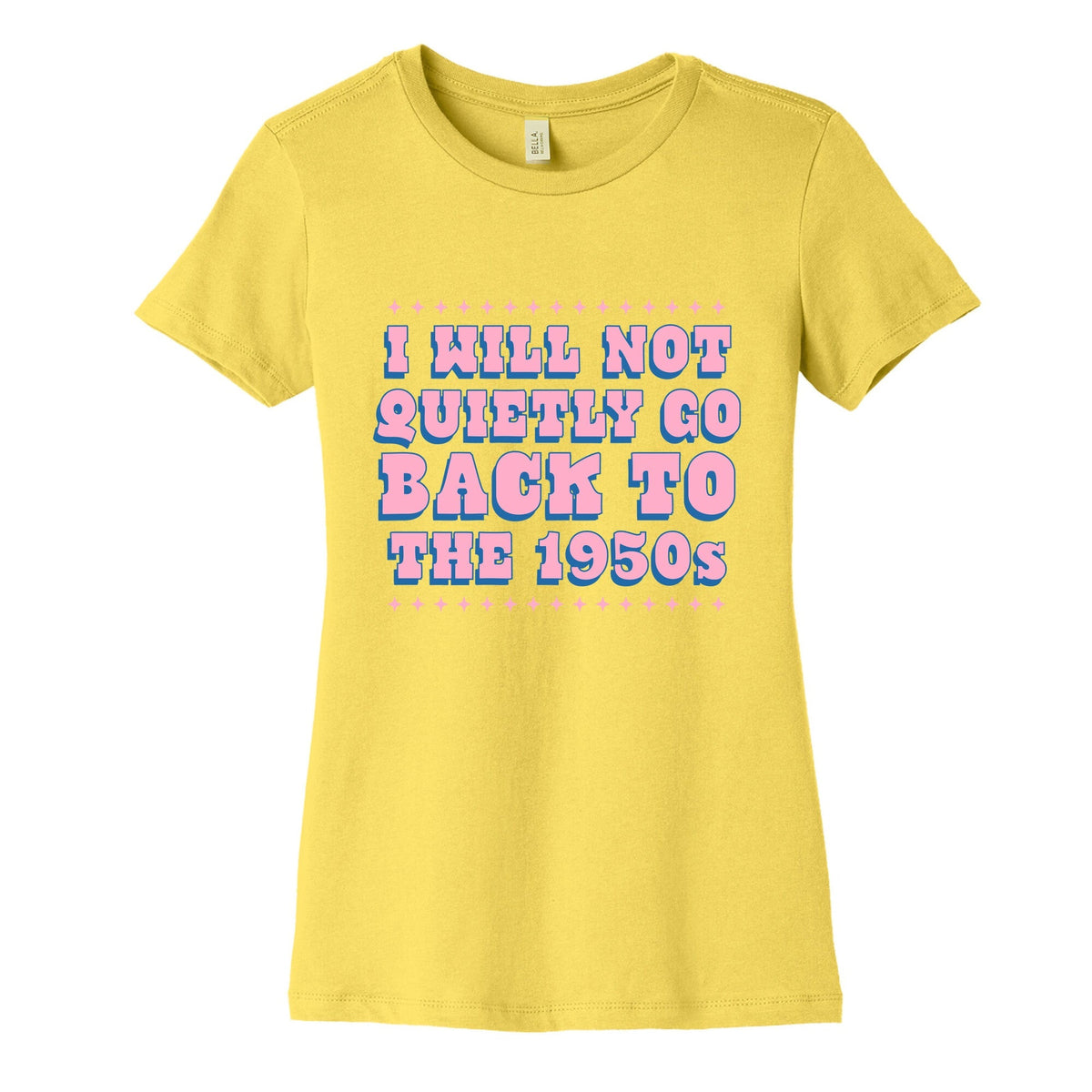 Back to the 1950s Womens Cotton Tee Unisex