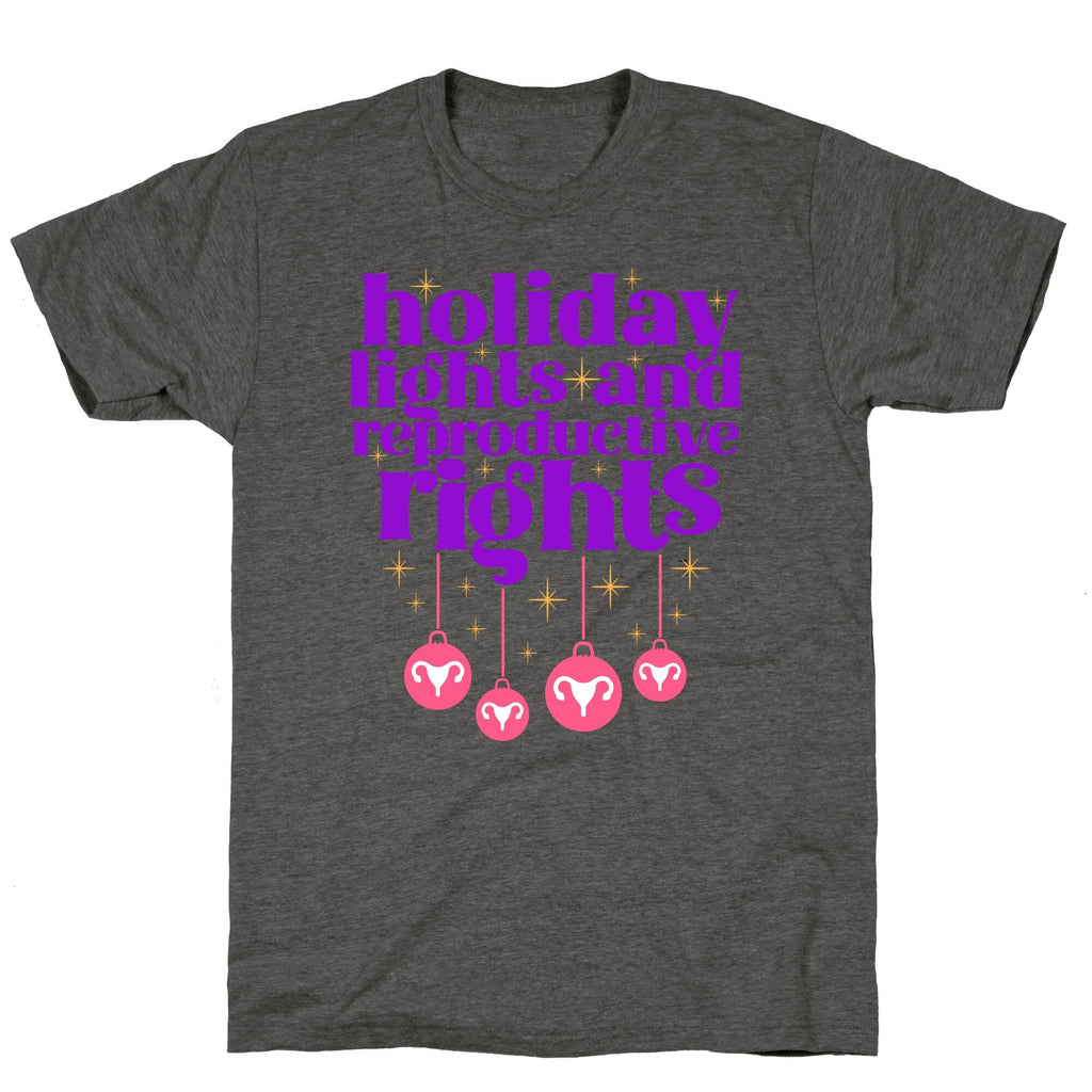 Holiday Lights & Reproductive Rights Unisex Triblend Tee Unisex