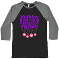 Holiday Lights & Reproductive Rights Baseball Tee Unisex