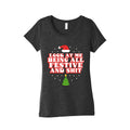 Look At Me Being All Festive Womens Triblend Tee Unisex