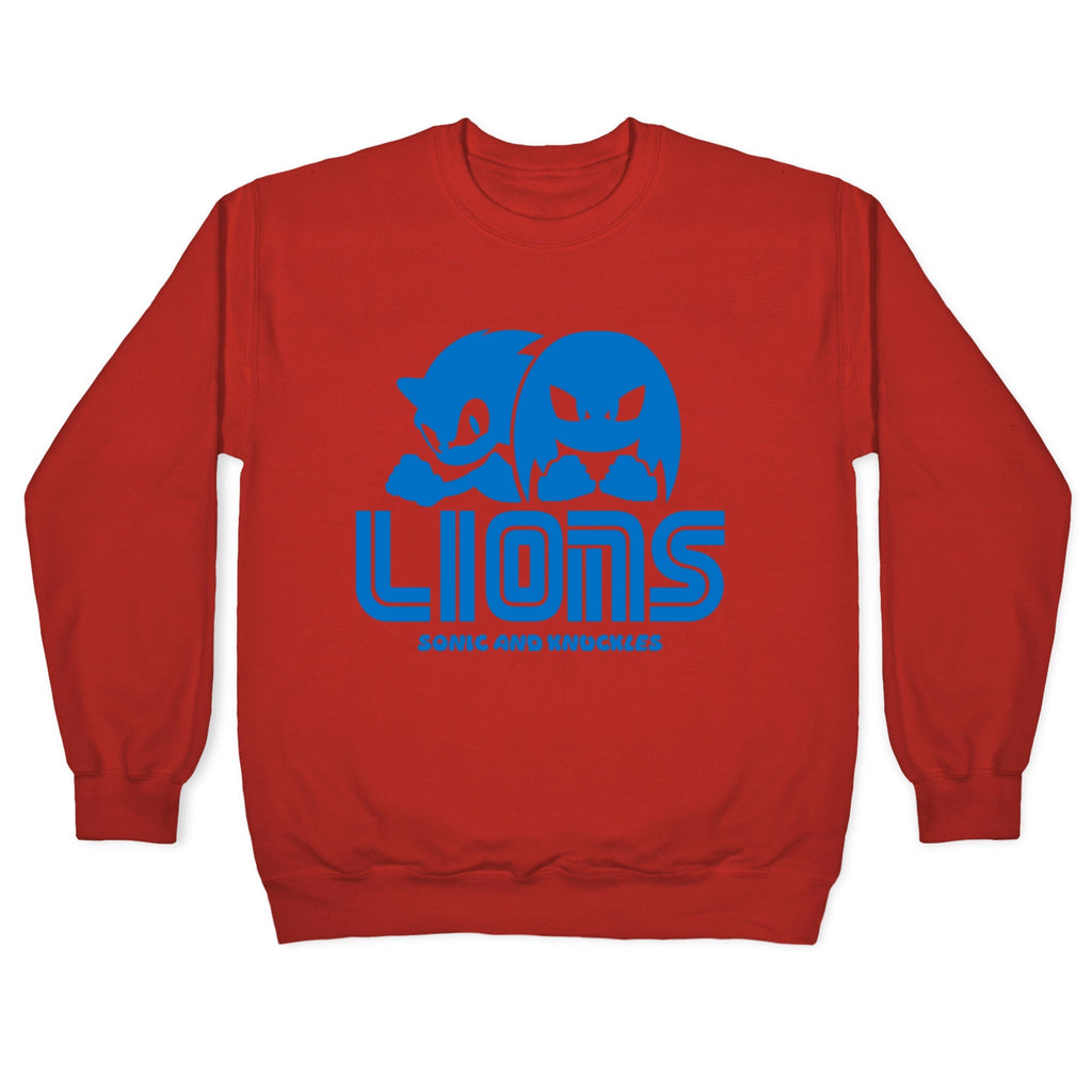 Sonic and Knuckles Lions Crewneck Unisex