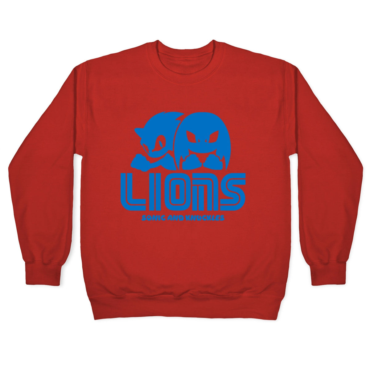Sonic and Knuckles Lions Crewneck Unisex