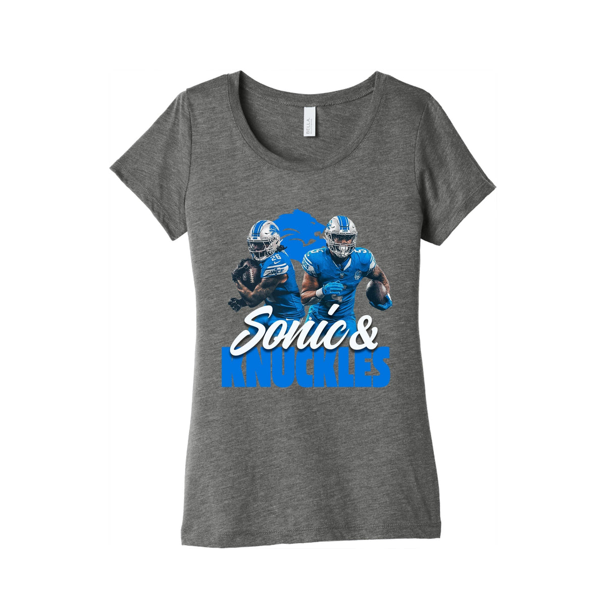 Sonic Knuckles Lions Womens Triblend Tee Unisex