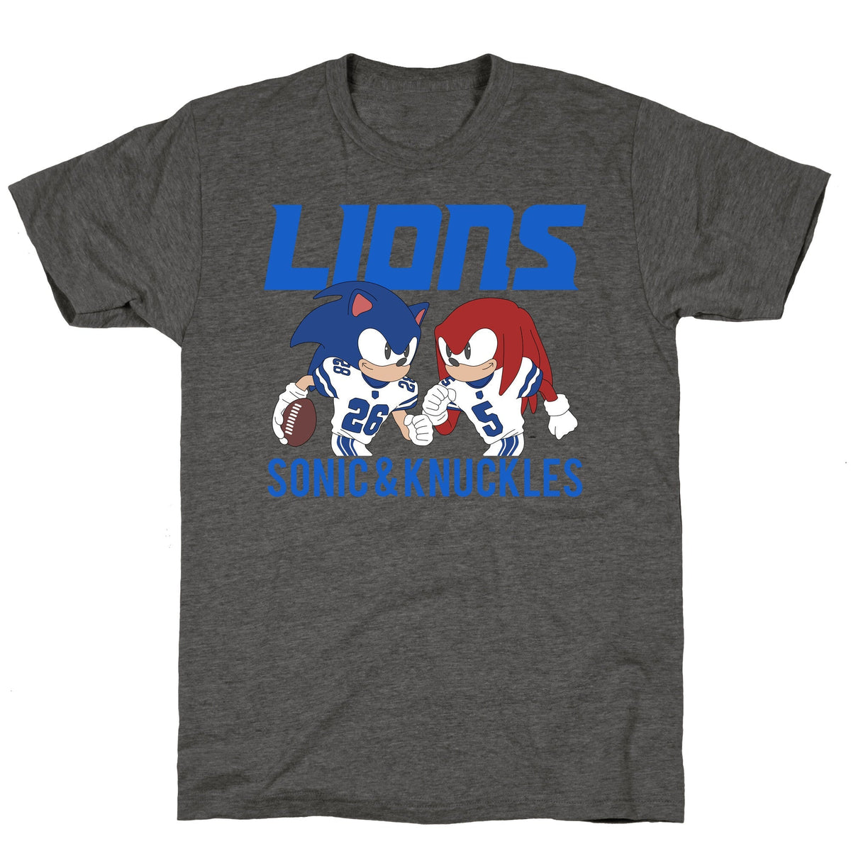 Lions Sonic and Knuckles Unisex Triblend Tee Unisex